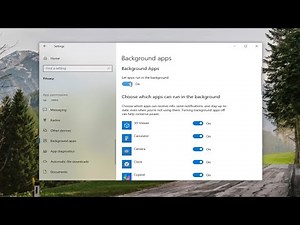 How To Enable Background Apps on Windows 10 [Guide]