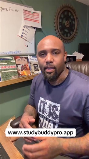 Missed Your General Contractors Exam by a Few Questions? This Is How You Get Over the Hump. If you failed by 1, 2, 3 — even 4 or 5 questions, you’re not far off. The problem isn’t effort. It’s how you’re training. First, get your mind right. Stop saying if I pass. Start saying when I pass. Second, stop just practicing. Start simulating the game. Timed questions. Pressure. Real exam conditions. That’s exactly what StudyBuddyPro is built for — to help you scrimmage before game day so you’re not al