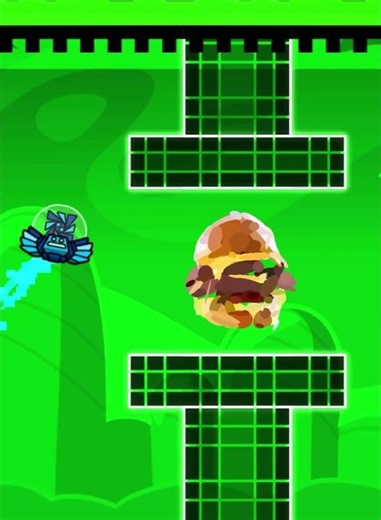 Vegan teacher vs us #geometrydash #shorts #thatveganteacher (Vegan ragebait 1)
