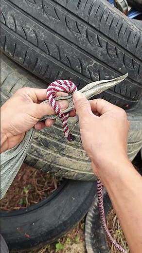 Outdoor Tenent Rope Knotting Tutorial