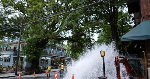 Atlanta water main break wreaks havoc on city
