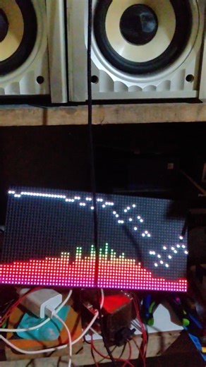 spectrum analyzer p5 rgb. #shorts #spectrum #analyzer