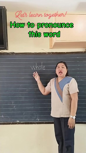 10K views · 95 reactions | How to pronounce whole #pronunciation #reading #education | Teacher Anne | Facebook