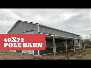 Pole Barn - 40x72 (High wind warning!!)