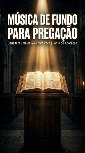 Esse Fundo Musical Muda o Clima da Pregação #deus #deustemumapalavrapravoce #jesus