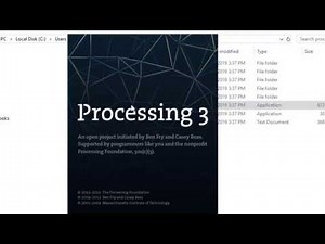 How to install Processing Programming Language on Windows 10