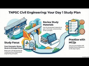 100 days 100 topics strategy plan / TNPSC CTS exam 2026/Engineering Mechanics & Strength of material