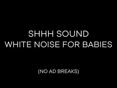 Continuous Shhh White Noise Baby 🍼 10 Hours Calm Sleep Sound | No Ads 🌙 Black Screen