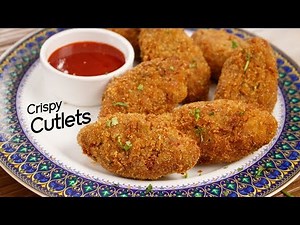 Vegetable Cutlet - Crispy Street Style Evening Snack Recipe - CookingShooking
