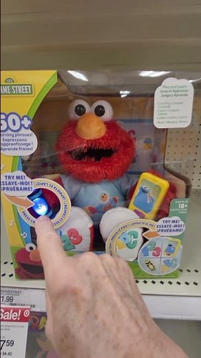 SESAME STREET ELMO PLUSH WITH 50+ SOUNDS - LIGHT UP - GREAT GIFT IDEAS - TODDLER & PRESCHOOL