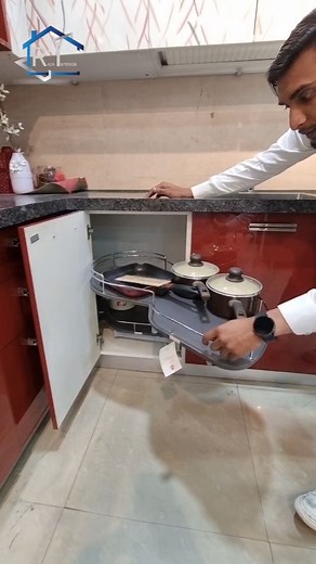 21K views · 191 reactions | Modular kitchen s corner design Contact us:- 9910287514 #modularkitchen #modularkitchendesign #kitchendesignideas #kitchenorganization #homeinterior #kitcheninterior #modularkitchencolour #scorner #magiccorner #scornerfitting #magiccornerfitting #foryou #foryoupage #videography #trending #trendingkitchen | Raza Interior | Facebook