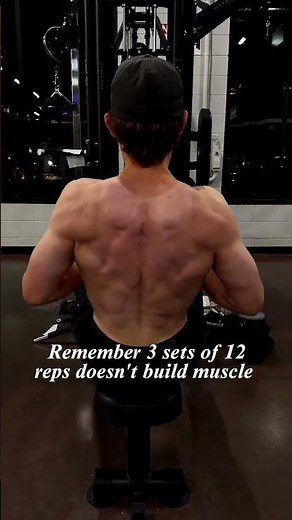 3 sets of 12 reps DOESN'T build muscle!