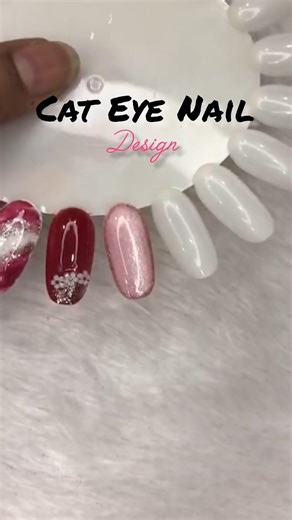 Cat Eye Nails ✨ #cateyenails #easynailart #nailartdesigns #nails