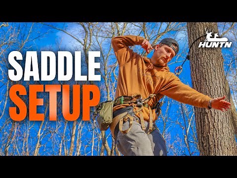 IN-DEPTH HUNTING SADDLE SETUP! - TETHRD AND BUZZARD ROOST PRODUCTS REVIEW!