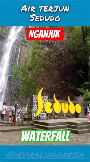 Air Terjun Sedudo Nganjuk Pagi Hari #airterjun #waterfall