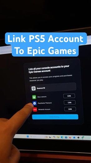 How To Link PS5 Account To Epic Games! #shorts #ps5 #epicgames