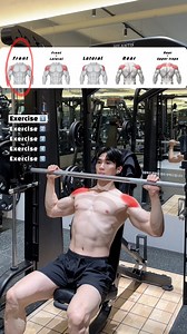 🔽부담 없이 자극 주는 어깨운동(Shoulder Day) 5가지🔽 🔸Easy & Effective Shoulder Routine – No Stress, All Stimulus 💪 1. 스미스 머신 밀리터리 프레스 (Smith Machine Military Press) - 스미스 머신을 이용해 바벨을 수직으로 밀어 올리는 동작으로, 전면 삼각근(front delts)을 안정적으로 자극합니다. 2. 오버헤드 덤벨 프레스 (Overhead Dumbbell Press) - 머리 위로 덤벨을 눌러 올리는 기본 프레스 동작으로, 전면 삼각근(front delts)과 측면 삼각근(lateral delts)을 동시에 자극합니다. 3. 덤벨 레터럴 레이즈 (Dumbbell Lateral Raise) - 팔을 옆으로 들어 올리는 동작으로, 측면 삼각근(lateral delts)에 직접적인 자극을 줘 어깨의 넓이와 프레임을 만드는 데 효과적입니다. 4. 리버스 플라이 (Reverse Fly / 