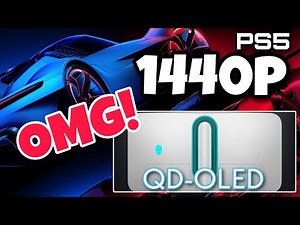 AW3423DW QD-OLED 1440p PS5 Update is AMAZING!
