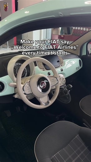 Customize Your FIAT with a Unique Welcome Message