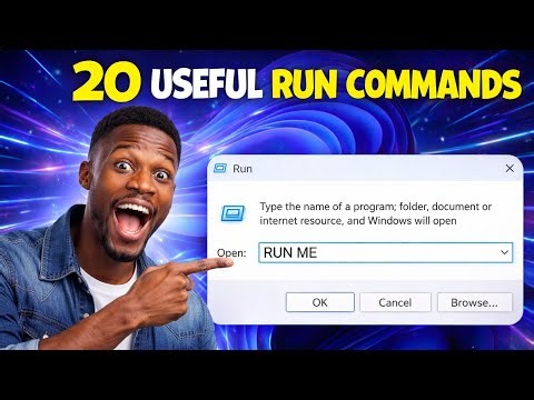 20 RUN COMMANDS Windows USERS Must Know #santoshprajapati