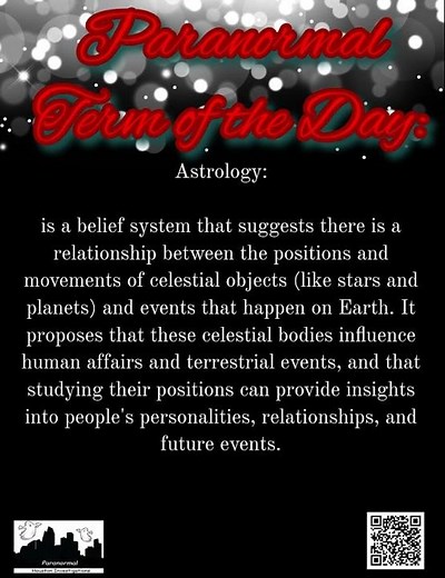 Paranormal Term of the Day: Astrology