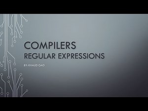 #2 Regular Expressions || Compilers for Computer Science