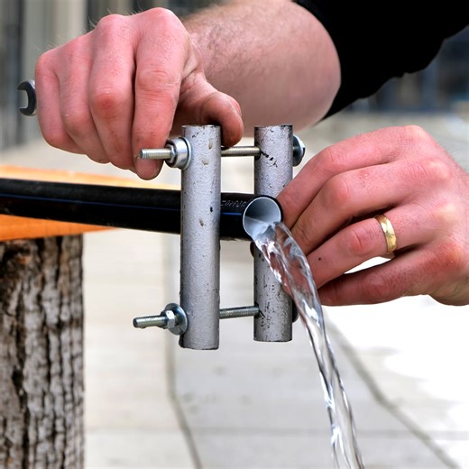 696K views · 363 reactions | Precise drilling setup for water pipes | Lilyon DIY | Facebook