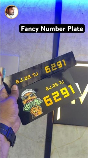 Fancy Number Plate …..#shorts #numberplates #bikesticker #splendormodified