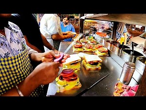Mumbai's Huge Sandwich Maker | Golden Sandwich Wala Mohammad Ali Road Khau Gali | @khanekashaukeen