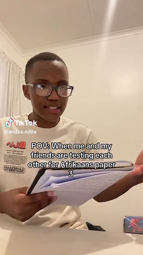 Testing Friends for Afrikaans Paper 3