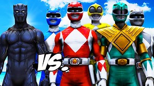 7.1K views · 111 reactions | #KjraGaming #EpicBattle #EpicSuperheroesBattle The epic battle between Black Panther vs Power Rangers place in Game Grand Theft Auto V Power Rangers including: Red Ranger, Black Ranger, Blue Ranger, Yellow Ranger, Pink Ranger, Green Ranger, White Ranger Credits Script by JulioNIB Thanks for watching | Kjragaming | Facebook