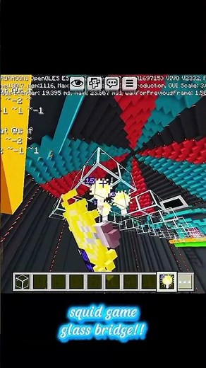 Minecraft squid game glass bridge tutorial#minecaft #squidgame #glassbridge