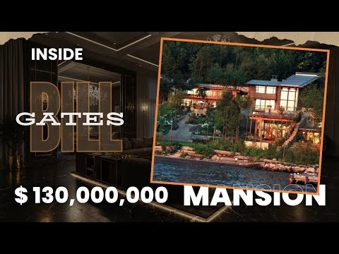 Inside Bill Gates’ $130M Mansion 🏡 Tour His Futuristic Mega Home || #billgates #luxurymansion