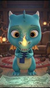 The Unfolding Map Adventure 🗺️🐉 | Spark the Shy Dragon Kids Story