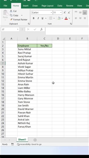 Use Drop-down in Excel 😀 #exceltips #exceltricks #Excel #exceltutorial | computernotion