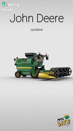#johndeere #combineharvester #combine #lego #legotiktok #moc #afol