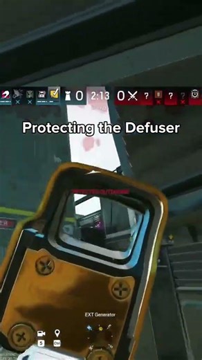 Protecting the Defuser #rainbowsixsiege #R6s #siege