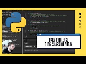 Snapshot Array in Python | Explained and Coded | LeetCode Daily Challenge - 1146