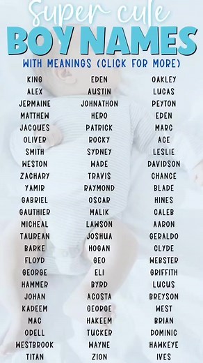 Nomes Lindos e Diferentes para Meninos