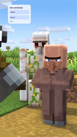 Villagers vs Pillagers 😂 | #minecraft #shorts