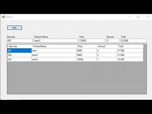 Check Existing Rows & Increase Value in DataGridView | Point of Sale (POS) Tutorial in VB.NET