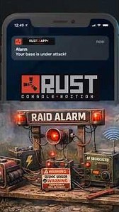 Rust Raid Alerts on Console - Try Them on PS5 | XBOX #ps5 #rust #zawatex