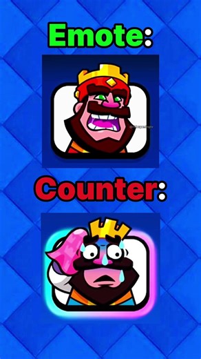 Emote vs Counter pt.17 #clashroyale #gaming #shorts