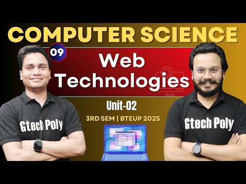 Web Technologies | HTML | Unit -02 P-05 | 3rd Sem by Deepak Sir BTEUP 2025