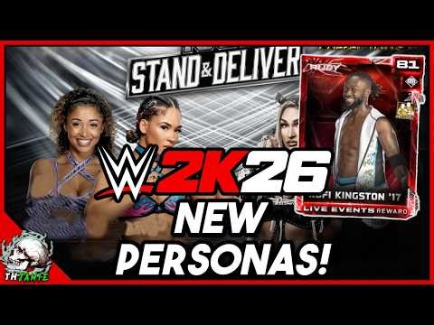 NEW PERSONAS & ENCORES! WWE 2K26 MyFaction LIVE!