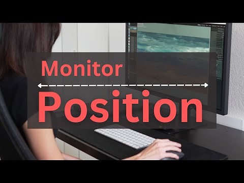 Best Monitor position for Ergonomics