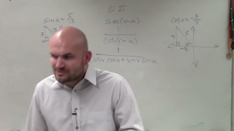 Evaluating the sum and difference for Secant