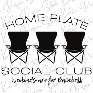 Home Plate Social Club | PNG Digital Design| Digital Download | Instant Download | Digital Design | Sublimation - Etsy
