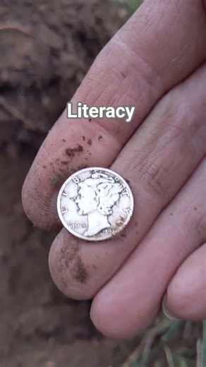 Literacy #read #books #knowledge #quotes #metaldetecting #money #silver #coin #outdoors