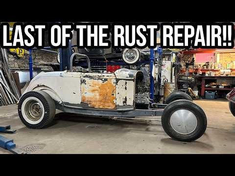 1932 Ford Drag Car Gets Cowl Patches & A Finished Trunk Floor!!